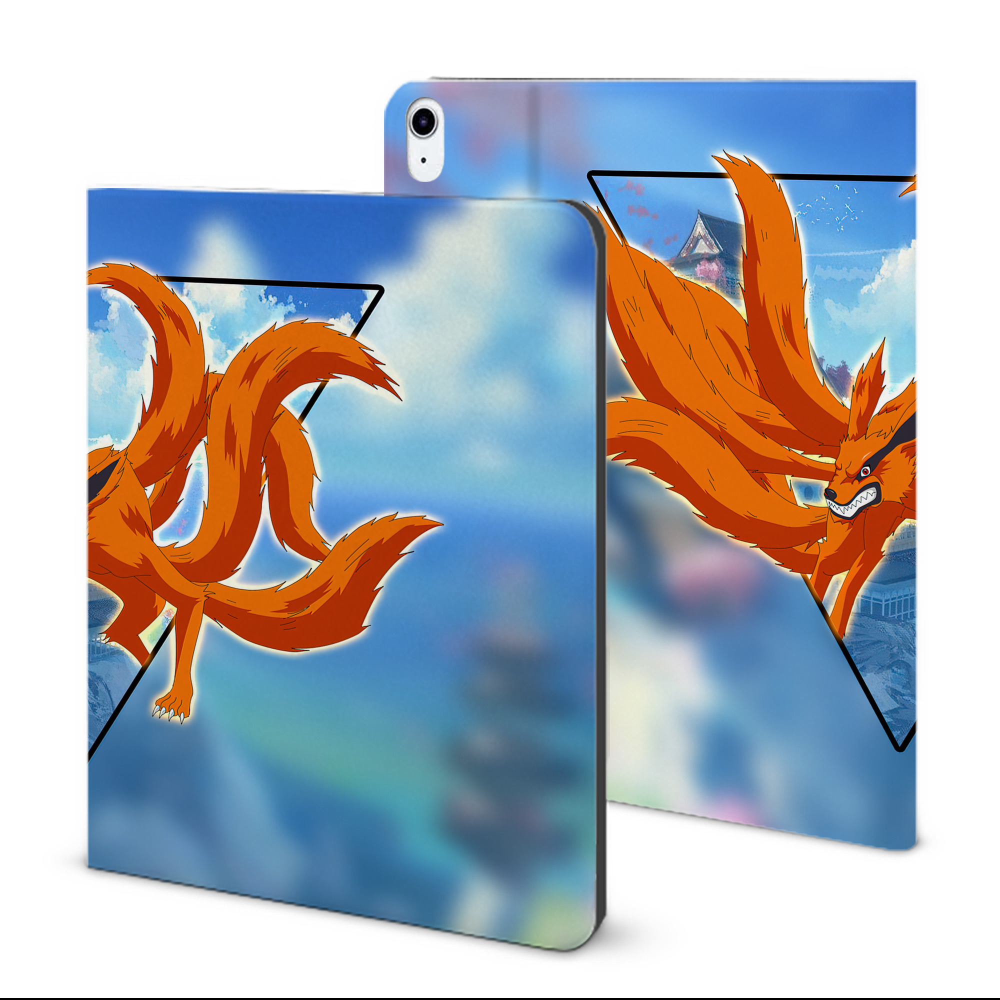 （画像用） NARUTO -ナルト- NARUTO -ナルト- 疾風伝 IPad ケース ブック型 PUレザー TPU 耐衝撃 軽量 薄型 ペン収納なし 全面保護 IPad 各モデル対応